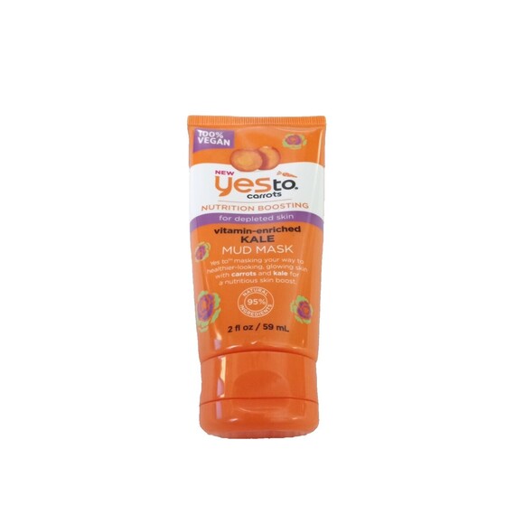 Yes To Carrots Nutrition Boosting Vitamin-Enriched Kale Mud Mask (2 floz) SEALED - Picture 1 of 6